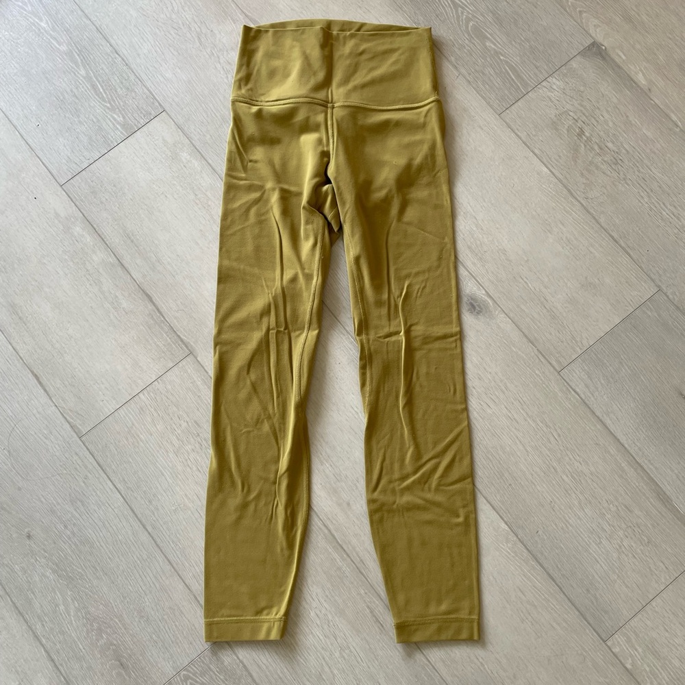 Lululemon Align 25” Chartreuse Leggings Pants Sz 4